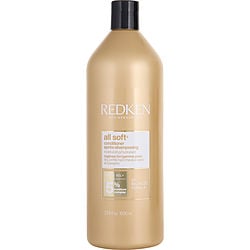 Redken All Soft Conditioner Moisturizing For Dry Brittle Hair 33.8 oz (Packaging May Vary)