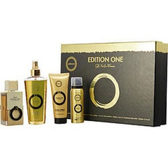 Armaf Edition One Eau De Parfum Spray 3.4 oz & Body Lotion 3.4 oz & Perfume Body Spray 1.7 oz & Fragrance Body Spray 8.4 oz