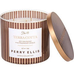 Perry Ellis Terracotta Scented Candle 14.5 oz