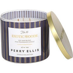 Perry Ellis Exotic Woods Scented Candle 14.5 oz