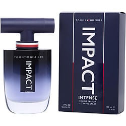 Tommy Hilfiger Impact Intense Eau De Parfum Spray 3.4 oz & Eau De Parfum 0.13 oz Mini