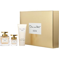 Oscar De La Renta Alibi Eau De Parfum Spray 3.4 oz & Body Lotion 3.4 oz & Eau De Parfum Spray 1 oz