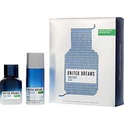 Benetton United Dreams Together Edt Spray 3.3 oz & Deodorant Spray 5 oz