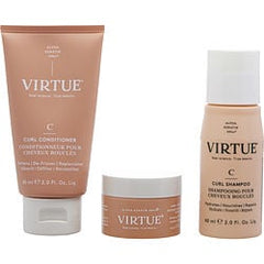 Virtue Curl Discovery Kit- Shampoo 2 oz & Conditioner 2 oz & Butter 0.5 oz