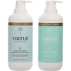 Virtue Shower Power Duo- Recovery Conditioner 17 oz & Recovery Shampoo 17 oz