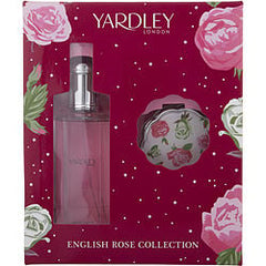 Yardley English Rose Set-Edt Spray 4.2 oz & Compact Mirror