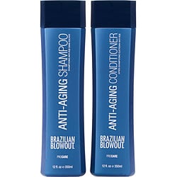 Brazilian Blowout Hc_Set: 12 oz Anti-Aging Shampoo And Conditioner Duo Set