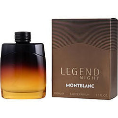 Mont Blanc Legend Night Eau De Parfum Spray 3.3 oz (New Packaging)