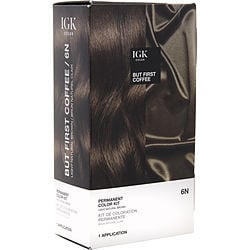 Igk Permanent Color Kit - 6N But First Coffee (Light Natural Brown)