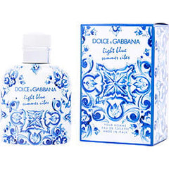 D & G Light Blue Summer Vibes Edt Spray 4.2 oz