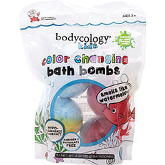 Bodycology Watermelon Color Changing Bath Bomb 10 oz