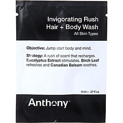 Anthony Invigorating Rush Hair + Body Wash Sample --8Ml/0.27oz